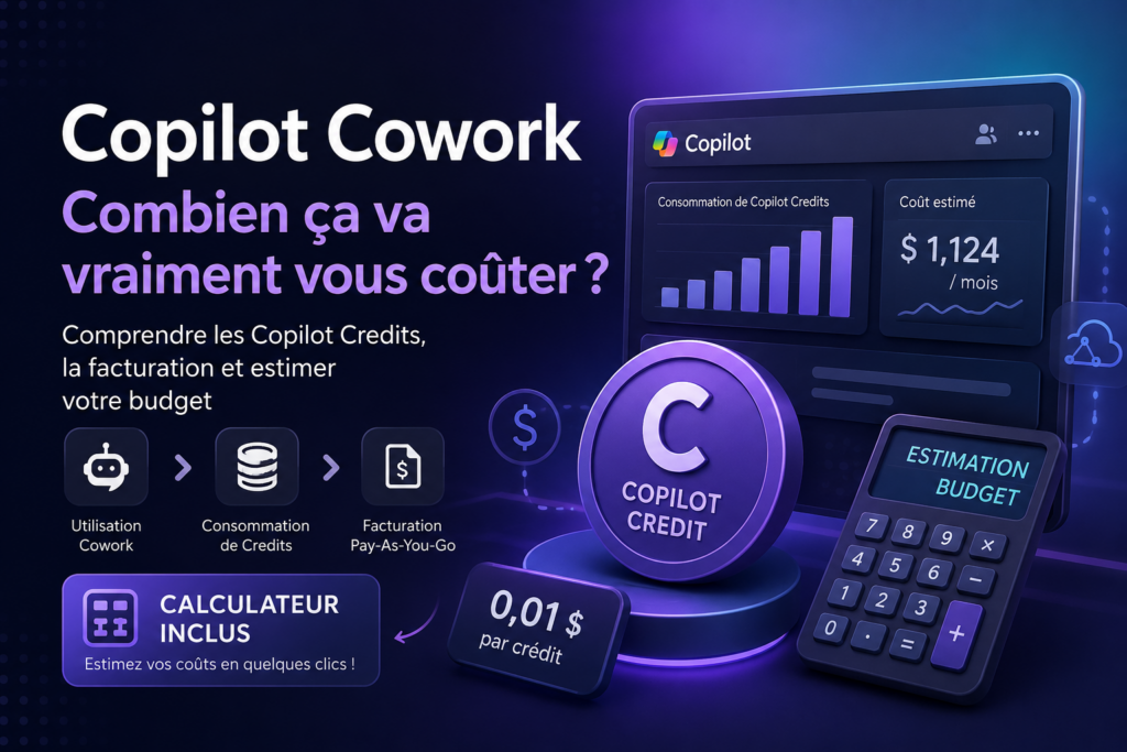 💰 Copilot Cowork : comprendre les Copilot Credits et estimer votre futur budget